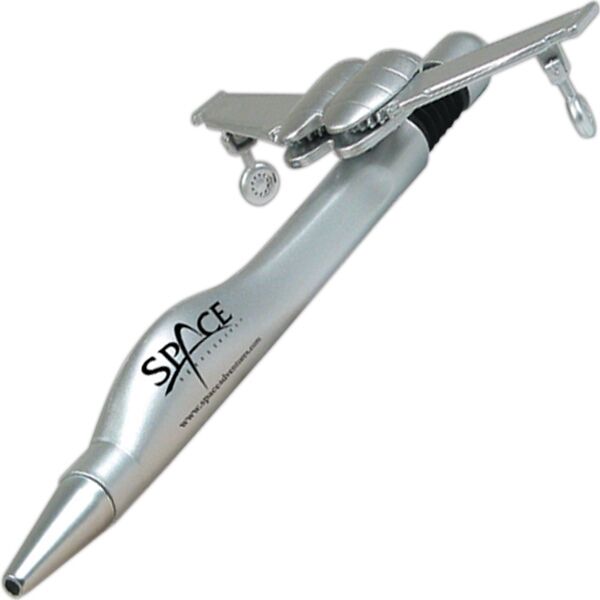 Main Product Image for Metallic Silver Ballpoint Clicker Jet Pen