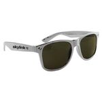 Metallic Miami Sunglasses - Metallic Silver