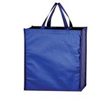 Metallic Non-Woven Shopper Tote Bag - Metallic Blue