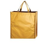 Metallic Non-Woven Shopper Tote Bag - Metallic Gold