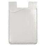 Metallic Phone Wallet - Silver