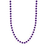 Metallic Purple Mardi Gras Beads - Metallic Purple