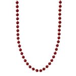 Metallic Red Mardi Gras Beads -  