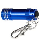 Micro 3 LED Torch/Key Holder - Blue