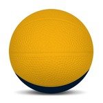 Micro Foam Basketballs Nerf - 2.5" - Athletic Gold/Navy