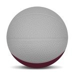 Micro Foam Basketballs Nerf - 2.5" - Gray/Maroon