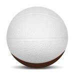Micro Foam Basketballs Nerf - 2.5" - White/Brown