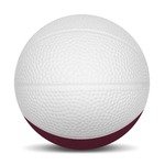 Micro Foam Basketballs Nerf - 2.5" - White/Maroon