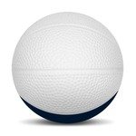 Micro Foam Basketballs Nerf - 2.5" - White/Navy