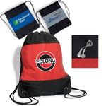 Buy Imprinted Microfiber String Backpack