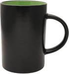 Midnight Cafe Collection Mug - Black-lime