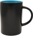 Midnight Cafe Collection Mug - Black-ocean Blue