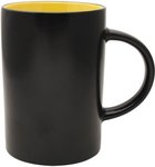 Midnight Cafe Collection Mug - Black-yellow