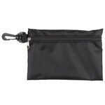 Milos Large Zipper Storage Pouch with Plastic Hook -  