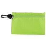 Milos Large Zipper Storage Pouch with Plastic Hook -  