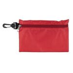 Milos Large Zipper Storage Pouch with Plastic Hook -  