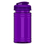 Mini 16 oz. UpCycle rPet Sports Bottle with USA Flip Lid - Transparent Violet