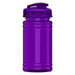 Mini 16 oz. UpCycle rPet Sports Bottle with USA Flip Lid - Transparent Violet