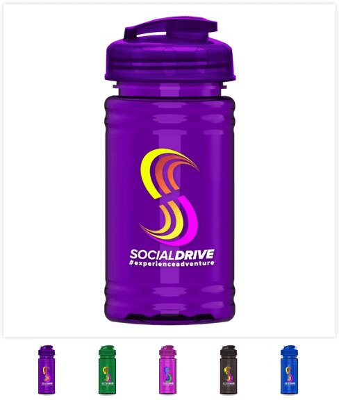 Main Product Image for Mini 16 oz. UpCycle rPet Sports Bottle with USA Flip Lid
