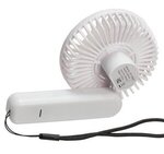 Mini Breeze Rechargeable Hand Fan - White