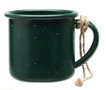 Mini Campfire Mug Ornament - Green