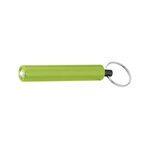 Mini Cylinder LED Flashlight Key Tag - Lime