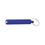 Mini Cylinder LED Flashlight Key Tag - Royal Blue