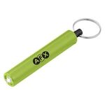 Mini Cylinder LED Flashlight Key Tag -  