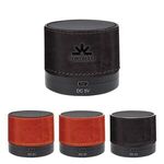 Mini Cylinder Wireless Speaker With Sleeve - Brown