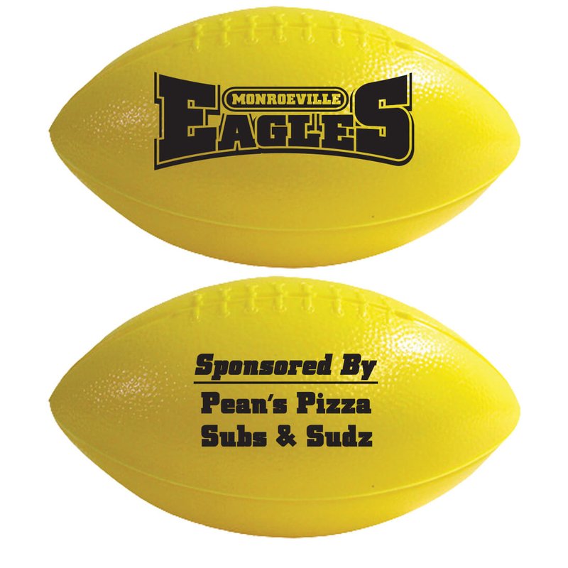 Main Product Image for Mini Football Plastic 6" Two Sided Imprint