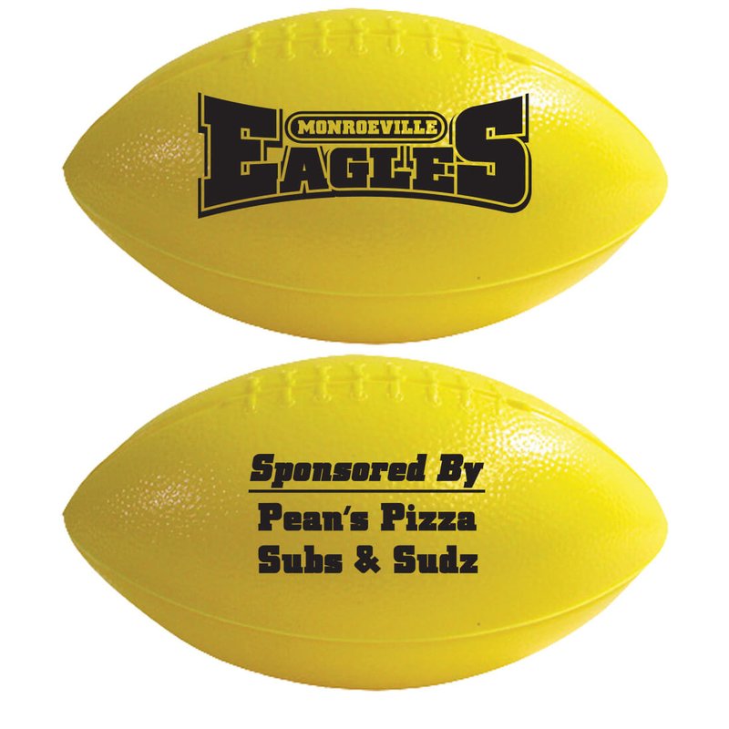 Main Product Image for  Mini Football Plastic 6" Two Sided Imprint - USA MADE