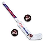 Mini Goalie Stick and 2 Pucks -  