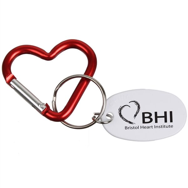 Main Product Image for Mini Heart Carabiner Keychain