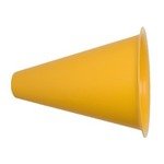 Mini Megaphones - 8" - Bright Yellow