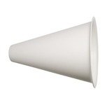 Mini Megaphones - 8" - White