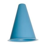 Mini Megaphones With Pop Off Disk - 8" - Columbia Blue