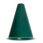 Mini Megaphones With Pop Off Disk - 8" - Forest Green