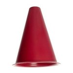 Mini Megaphones With Pop Off Disk - 8" - Maroon