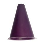 Mini Megaphones With Pop Off Disk - 8" - Purple