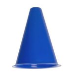 Mini Megaphones With Pop Off Disk - 8" - Royal Blue