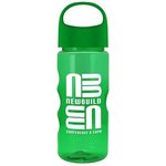 Mini Mountain -22oz Bottle With Oval Crest Lid
