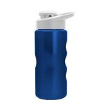 Mini Peak - 22 oz. Metalike Bottle -Drink Thru Lid Digital - Metallic Blue