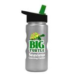 Mini Peak - 22 oz. Metalike Bottle w/ Flip Straw Lid-Digital -  