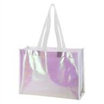 Mini Pearl Laminated Non-Woven Tote Bag -  
