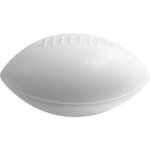 Mini Plastic Footballs 6" - Quick Ship - White