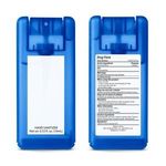 Mini Rectangle Card Shape Hand Sanitizer Spray - Translucent Blue