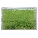 Mini Rectangle Gel Bead Hot/Cold Pack - Green