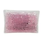 Mini Rectangle Gel Bead Hot/Cold Pack - Pink