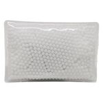 Mini Rectangle Gel Bead Hot/Cold Pack - White