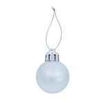 Mini Shatterproof Christmas Ornament - Silver